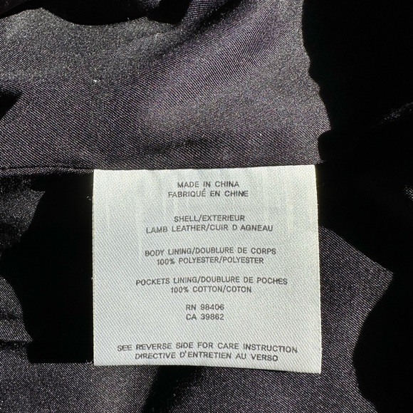 Theory Forest Green and Black Lambskin Leather Jacket EUC - Picture 10 of 14